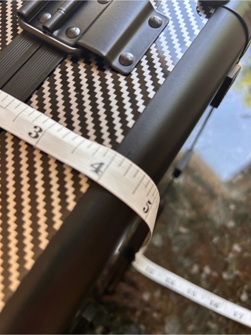 Zion Slab Case Go Carbon Fiber Black/Silver One Row Card Case. - Picture 9 of 10